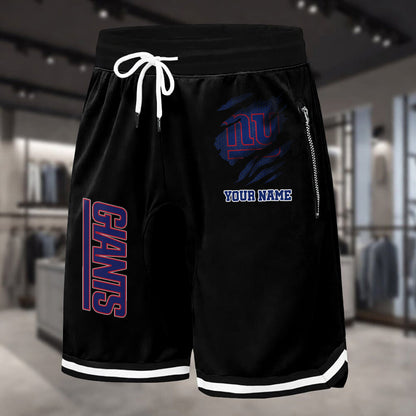 PREMIUM NFL X NYG Summer Fitness Breathable Basketball Shorts v2 NDT LVH 230426