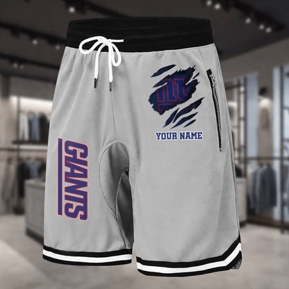 PREMIUM NFL X NYG Summer Fitness Breathable Basketball Shorts v2 NDT LVH 230426