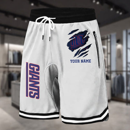 PREMIUM NFL X NYG Summer Fitness Breathable Basketball Shorts v2 NDT LVH 230426