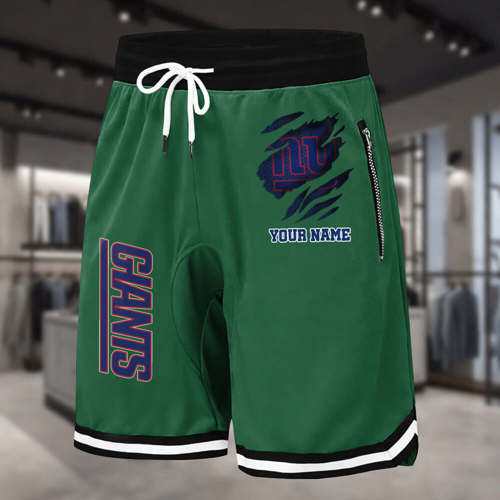 PREMIUM NFL X NYG Summer Fitness Breathable Basketball Shorts v2 NDT LVH 230426