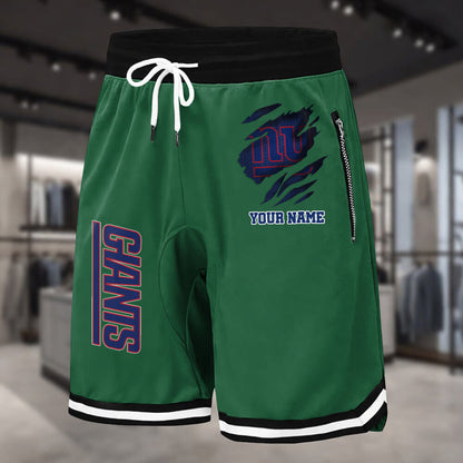 PREMIUM NFL X NYG Summer Fitness Breathable Basketball Shorts v2 NDT LVH 230426