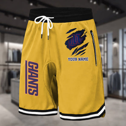 PREMIUM NFL X NYG Summer Fitness Breathable Basketball Shorts v2 NDT LVH 230426