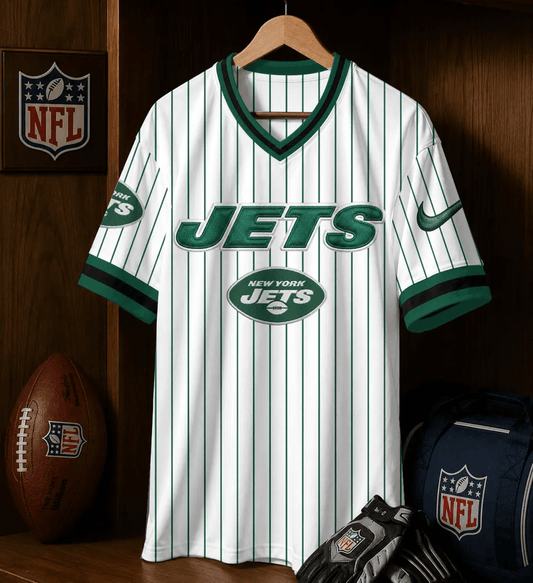PREMIUM NFL X NYJ CHARGER Casual Loose V neck Jersey NDT NHM 230526