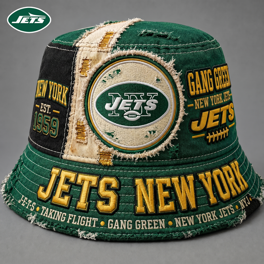 PREMIUM NFL X NYJ Exclusive Bucket Hat Limited Editions 240626