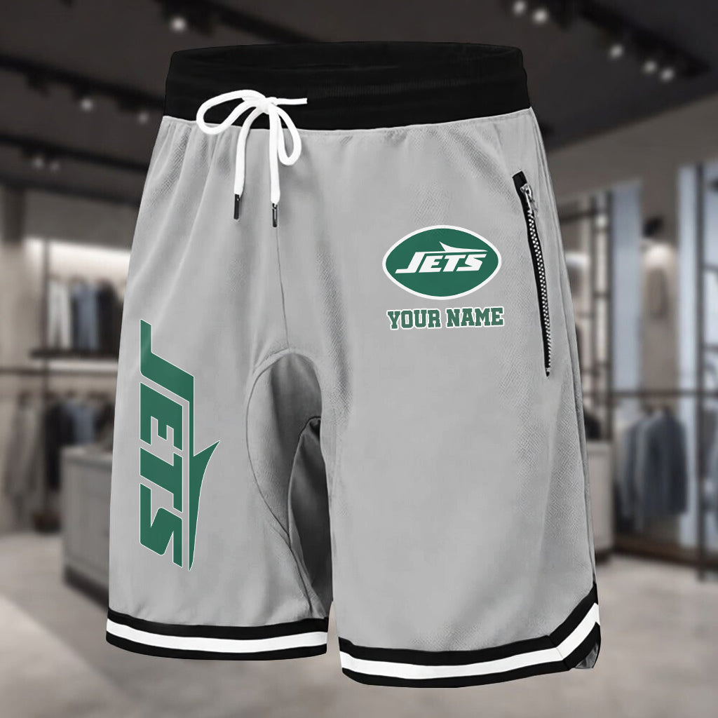 PREMIUM NFL X NYJ Summer Fitness Breathable Basketball Shorts NDT LVH 230426