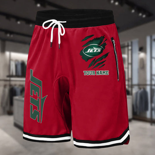PREMIUM NFL X NYJ Summer Fitness Breathable Basketball Shorts v2 NDT LVH 230426