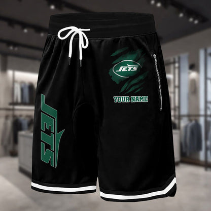 PREMIUM NFL X NYJ Summer Fitness Breathable Basketball Shorts v2 NDT LVH 230426
