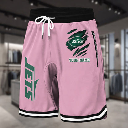 PREMIUM NFL X NYJ Summer Fitness Breathable Basketball Shorts v2 NDT LVH 230426