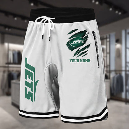 PREMIUM NFL X NYJ Summer Fitness Breathable Basketball Shorts v2 NDT LVH 230426