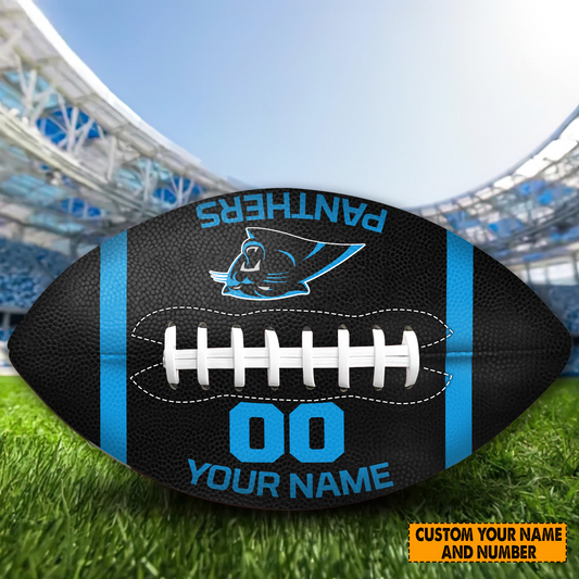PREMIUM NFL X PATHER Personalized Rugby Ball For Fan - Limited Edition NDT TDT
