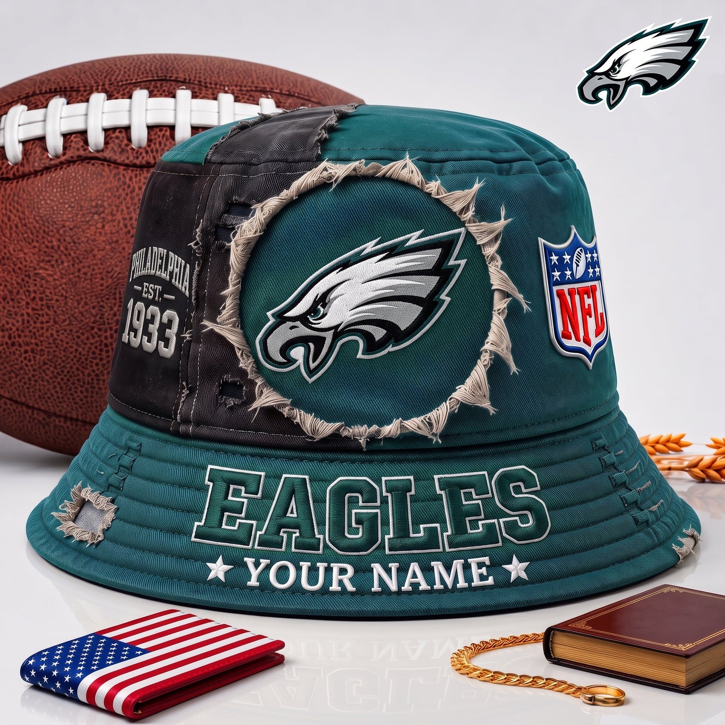 PREMIUM NFL  X PE EXCLUSIVE Torn Fabric Legacy Bucket Hat For New Season 290626.