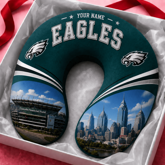 PREMIUM NFL  X PE Special New Neck Pillow Custom  Name  100626
