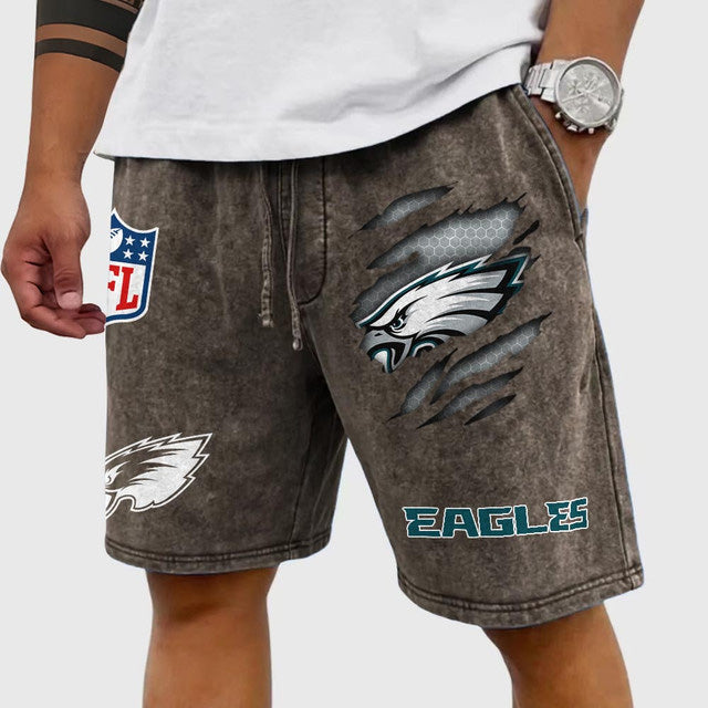PREMIUM NFL X PE Wash Shorts FOR SUMMER HOLIDAY NDT NTN 030426