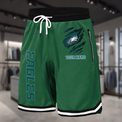 PREMIUM NFL X PHI Summer Fitness Breathable Basketball Shorts v2 NDT LVH 230426