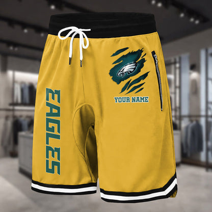 PREMIUM NFL X PHI Summer Fitness Breathable Basketball Shorts v2 NDT LVH 230426