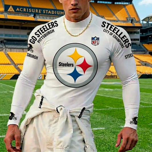 PREMIUM NFL X PIT High Neck Long Sleeved Sports NDT LVH 280526