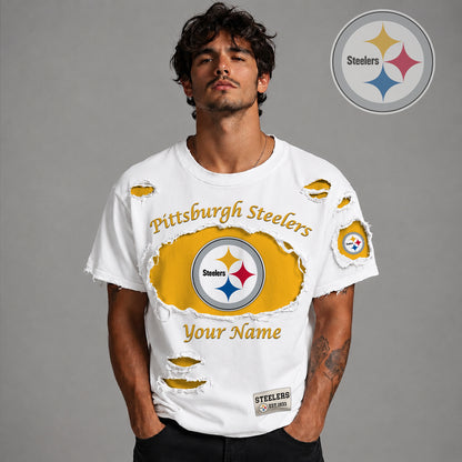 PREMIUM NFL X PIT LUXURY CREW-Neck T-Shirt V3 FOR SUMMER HOLIDAY 180626