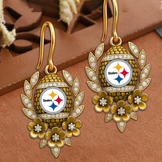 PREMIUM NFL X PIT VINTAGE EARRING NDT NHM