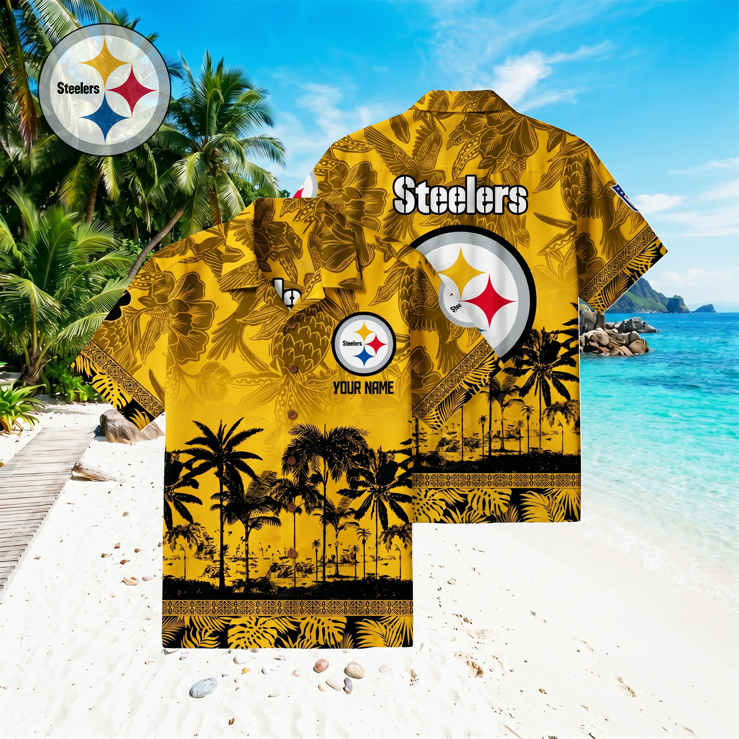 PREMIUM NFL X PS Floral With Parrots Hawaiian Shirt NDT VHM 060526