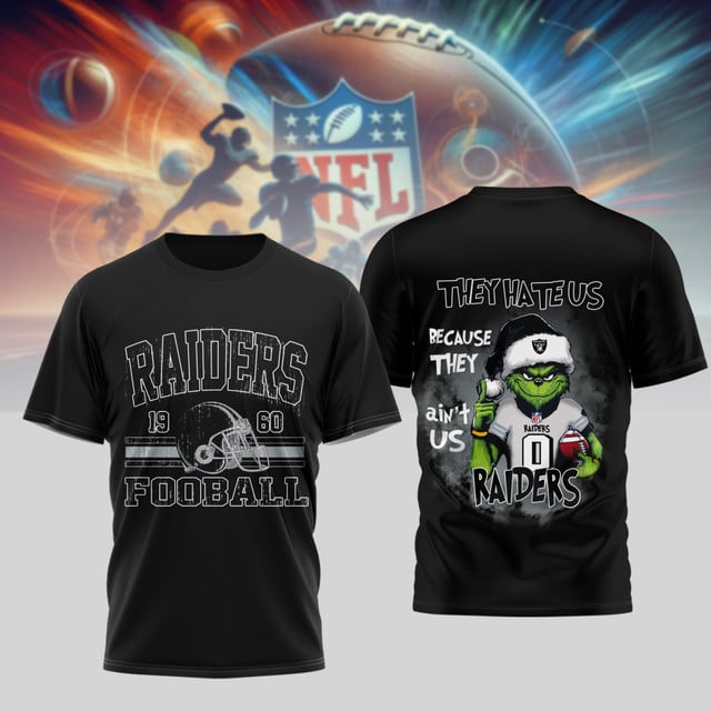 PREMIUM NFL X RAI GRINCH 3D SHIRT NDT NHM