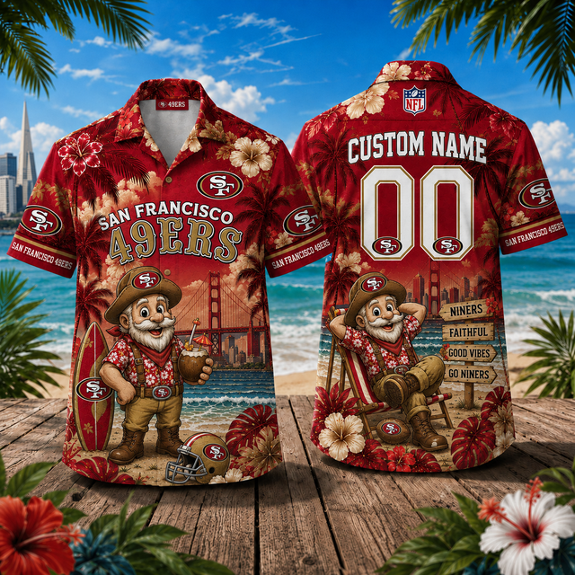 PREMIUM NFL X SAN Personalized Hawaiian Shirt FOR SUMMER HOLIDAY 190626