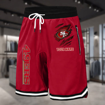 PREMIUM NFL X SAN Summer Fitness Breathable Basketball Shorts v2 NDT LVH 230426