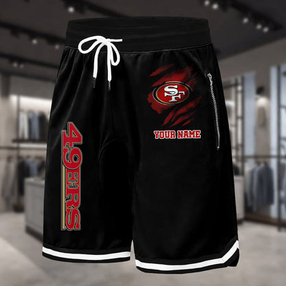 PREMIUM NFL X SAN Summer Fitness Breathable Basketball Shorts v2 NDT LVH 230426
