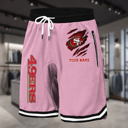 PREMIUM NFL X SAN Summer Fitness Breathable Basketball Shorts v2 NDT LVH 230426