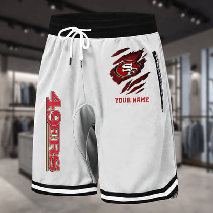 PREMIUM NFL X SAN Summer Fitness Breathable Basketball Shorts v2 NDT LVH 230426