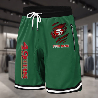 PREMIUM NFL X SAN Summer Fitness Breathable Basketball Shorts v2 NDT LVH 230426