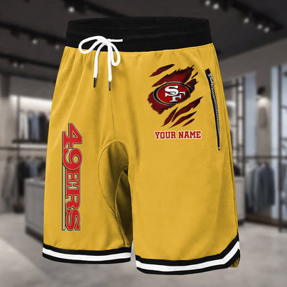 PREMIUM NFL X SAN Summer Fitness Breathable Basketball Shorts v2 NDT LVH 230426