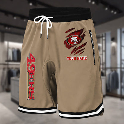 PREMIUM NFL X SAN Summer Fitness Breathable Basketball Shorts v2 NDT LVH 230426