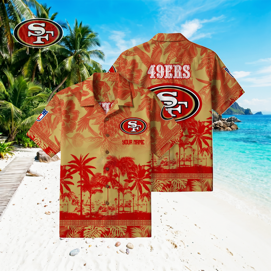PREMIUM NFL X SF Floral With Parrots Hawaiian Shirt NDT VHM 060526