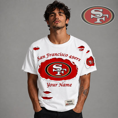 PREMIUM NFL X SF LUXURY CREW-Neck T-Shirt V3 FOR SUMMER HOLIDAY 180626