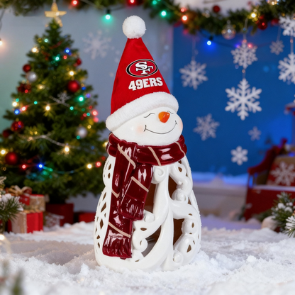 PREMIUM NFL X  LED Christmas Snowman Decorative Lights 2510 NDT NHM