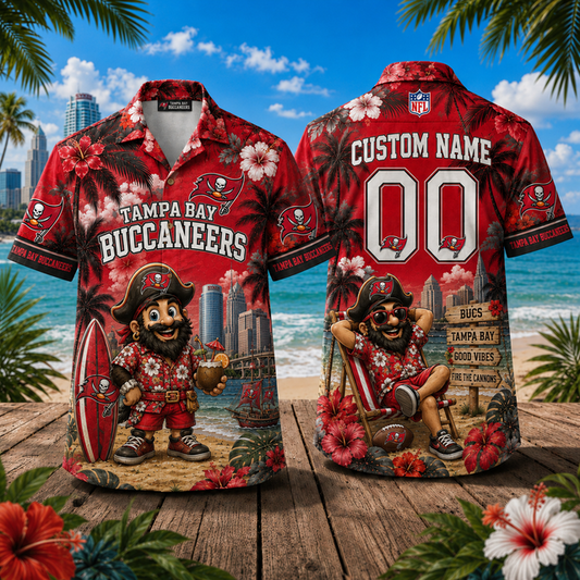 PREMIUM NFL X TAM Personalized Hawaiian Shirt FOR SUMMER HOLIDAY 190626