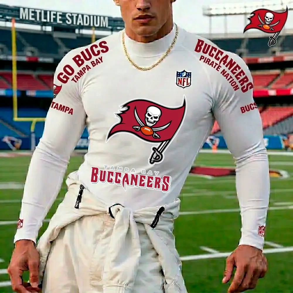 PREMIUM NFL X TB  High Neck Long Sleeved Sports NDT LVH 280526