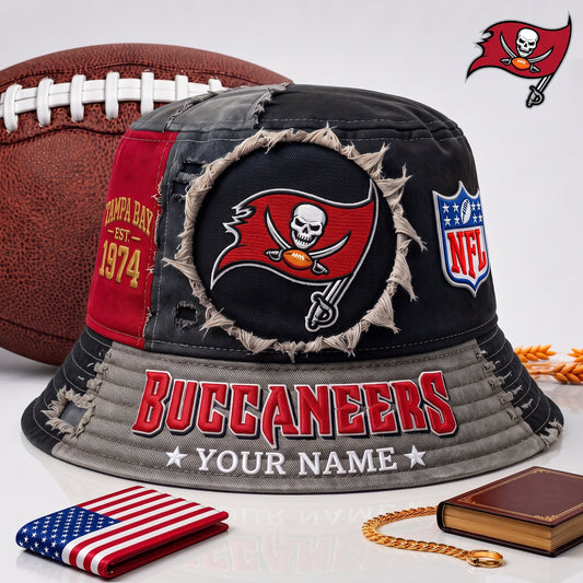 PREMIUM NFL  X TBB EXCLUSIVE Torn Fabric Legacy Bucket Hat For New Season 290626