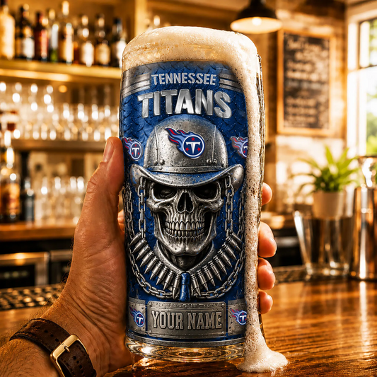 PREMIUM NFL X TT Beer Glass Custom Name Gifts For Fan NDT VHM 020626