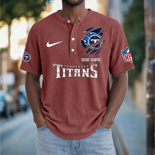PREMIUM NFL  X  TT Crew neck button Henry Shirt Limited Editions NDT VHM 230426