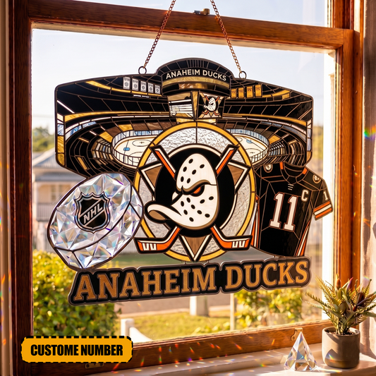 PREMIUM NHL  X AD Suncatcher Custom  Name  Limited Edition NDT VHM 240426