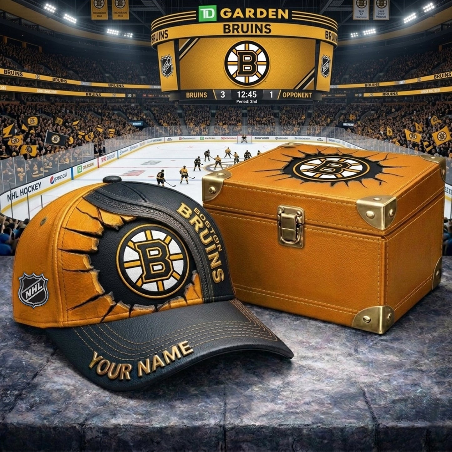 PREMIUM NHL X BB CRACK CUSTOM NAME HAT NDT NHM 140426