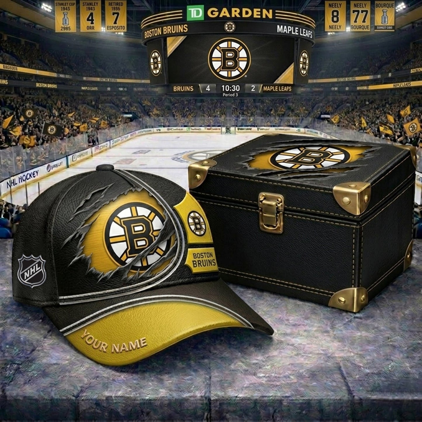 PREMIUM NHL X BB CRACK CUSTOM NAME HAT V300 NDT NHM 150526