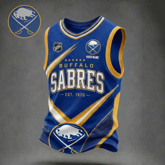 PREMIUM NHL X BS Game Day V-Neck Tank Top Custome Shirt NDT NHM 060626