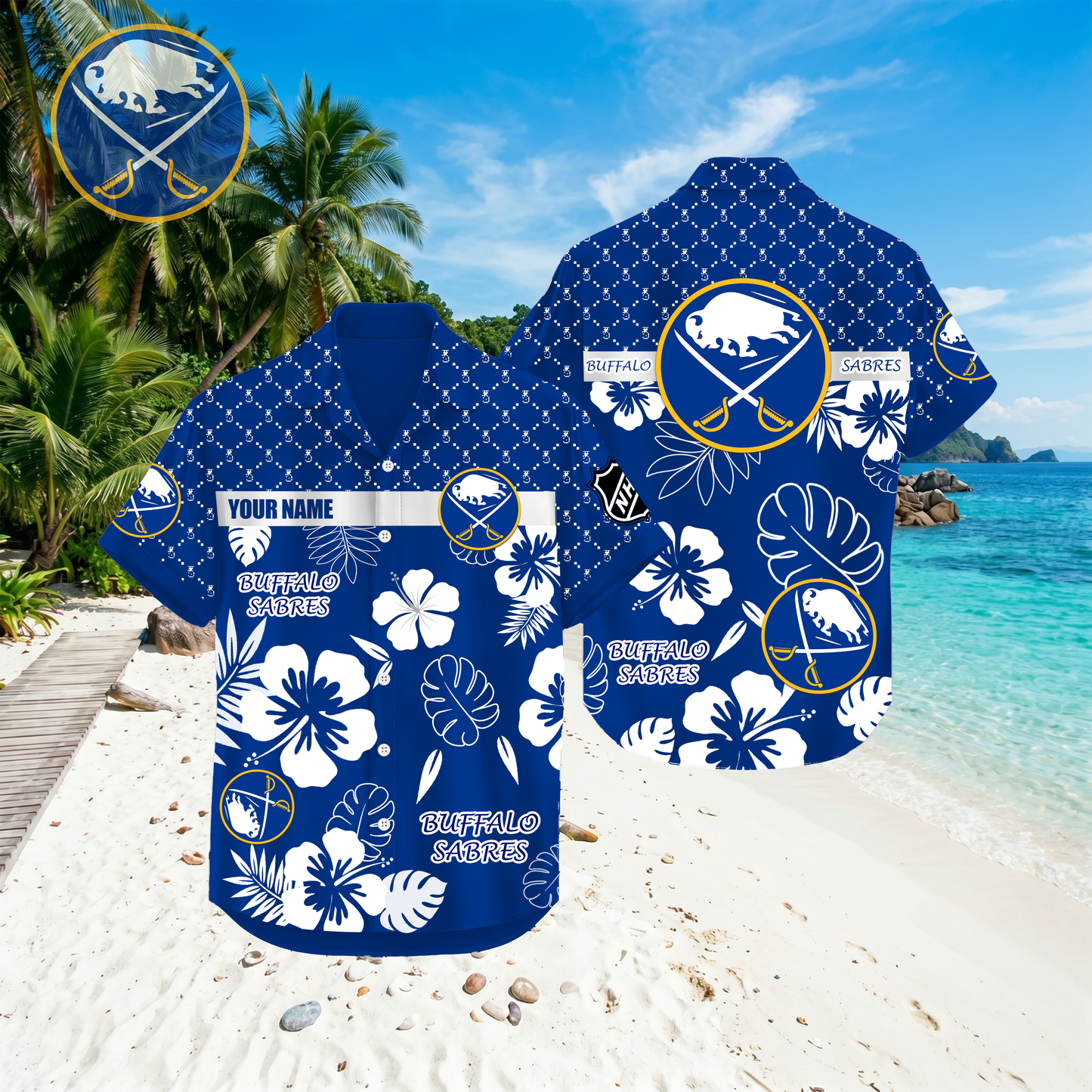 PREMIUM NHL X BS Hawaiian Shirt Custom Name For Summer Holiday NDT VHM 270426