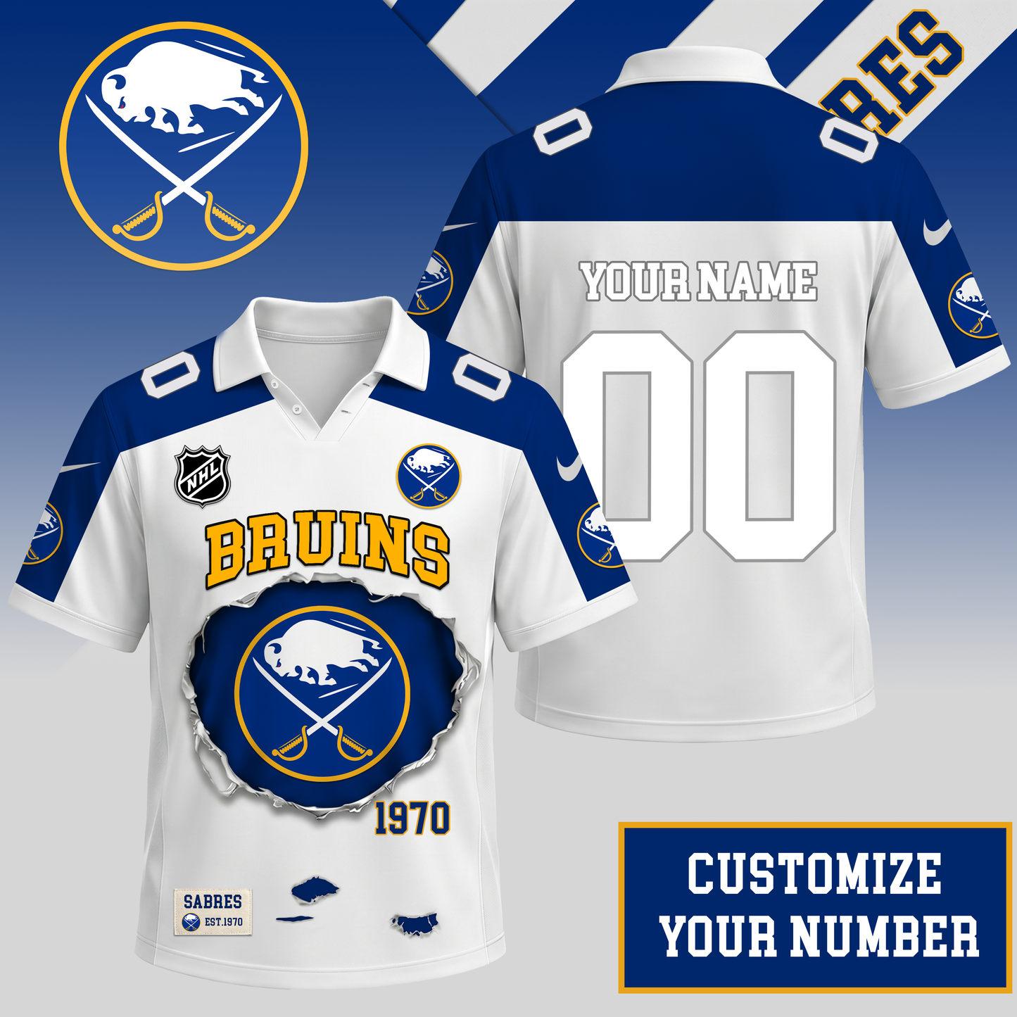 PREMIUM NHL X BS Streetwear Polo Shirt Custom Gifts For Fan NDT VHM 010626