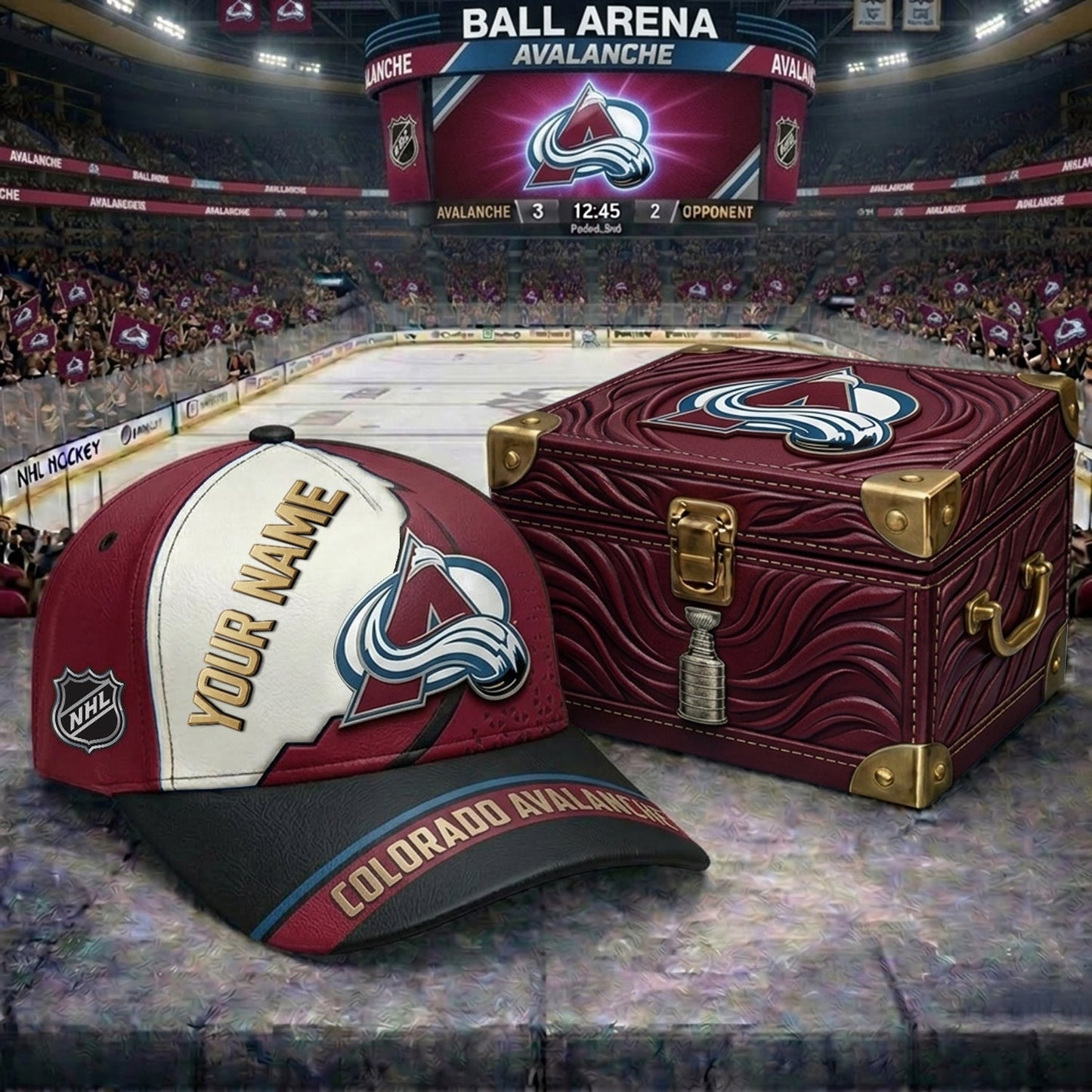 PREMIUM NHL X CA CRACK CUSTOM NAME V4 HAT NDT NHM 200426