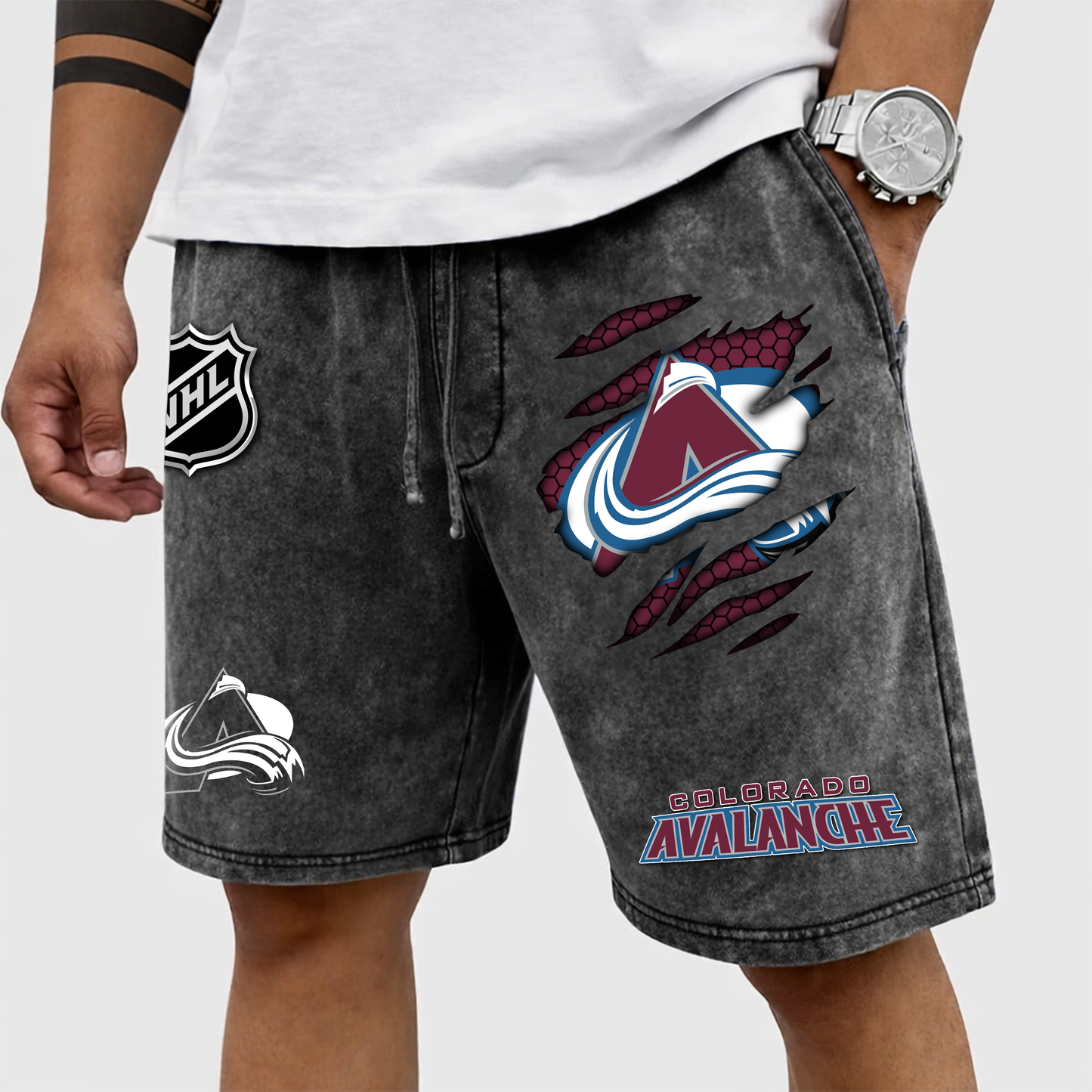 PREMIUM NHL X CA WASH SHORTS FOR SUMMER HOLIDAY NDT VHM  070426