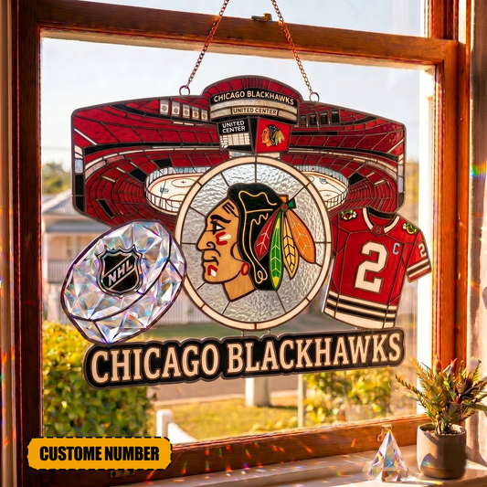PREMIUM NHL  X CB Suncatcher Custom  Name  Limited Edition NDT VHM 240426