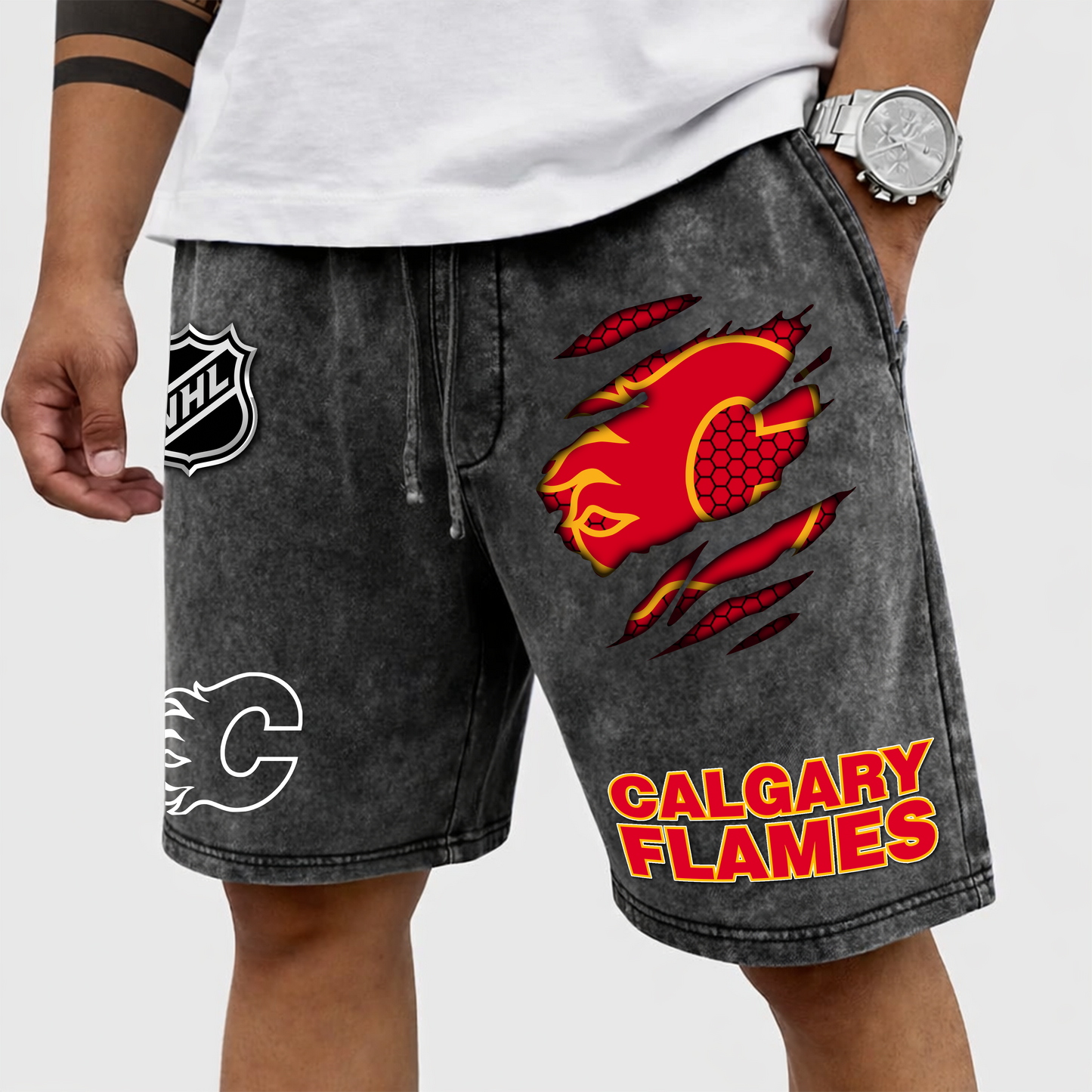 PREMIUM NHL X CF WASH SHORTS FOR SUMMER HOLIDAY NDT VHM  070426